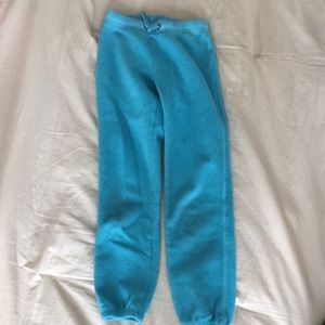 Blue sweatpants